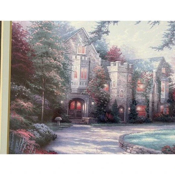 Thomas Kinkade Beyond Summer Gate Framed Collectors Society Limited Edition